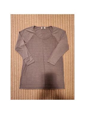 Women's Old Navy Gray Long Sleeve Baseball Tee Petite XS